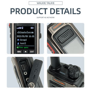 Radio talkie-walkie longue portée 4G carte Sim realptt POC avec GPS radio jambon bluetooth YANTON X9 - Product Image 4