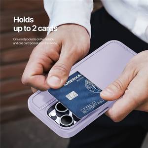 DUX DUCIS Rafi <span class=keywords><strong>II</strong></span> para <span class=keywords><strong>iPhone</strong></span> 17 16 15 Plus <span class=keywords><strong>pro</strong></span> <span class=keywords><strong>Max</strong></span> para Samsung Funda magnética Kickstand Ranuras para tarjetas Funda de cuero TPU para teléfono - Product Image 5