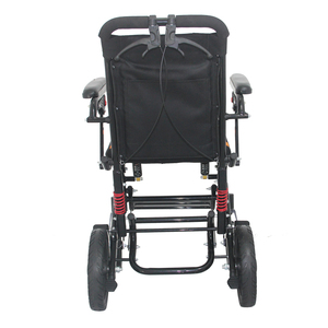 Silla de Ruedas Manual Plegable Estándar de Aluminio, Portátil, Ligera, con Ruedas Pequeñas, Silla de Ruedas de Movilidad - Product Image 4