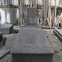 Monument funéraire moderne de pierres tombales et de mausolée de granit de style européen personnalisé