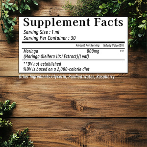 Gotas Líquidas de Moringa Pura Más Vendidas, con Moringa que Sostiene Naturalmente la Energía y la Vitalidad, Promueve la Salud del Cabello y la Piel, Aumenta la Vitalidad - Product Image 2