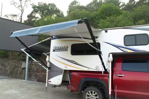 <span class=keywords><strong>Toldo</strong></span> Retráctil Manual para Remolque de Viaje Americano, Tubo <span class=keywords><strong>Enrollable</strong></span> de Vinilo Impermeable para Autocaravana de Quinta Rueda - Product Image 6