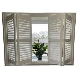 Hot Sale Wood And PVC Louvre Windows And Louvres Doors Customized Modern For Sale Superhouse