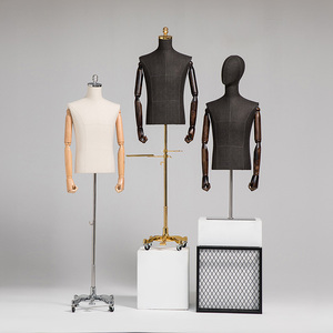 Chiều Cao Có Thể Điều Chỉnh Nam Mannequin Thân Cơ Thể Người Đàn Ông Của Mannequin Phù Hợp Với Váy Hình Thức Với Có Thể Tháo Rời Giữ Giày Quần Đứng - Product Image 6