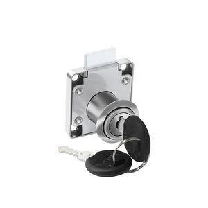 Serrure de meuble en alliage de zinc 138-22, serrure de tiroir solide, design traditionnel, durable - Product Image 1
