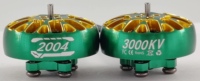 מנוע ללא פחמים HAOHENG 2004 1850KV/2500KV/3000KV IP54 עמיד למים מגנט קבוע סגסוגת טיטניום 3-6S 12-24V 15.26-25.82A רחפן
