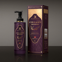 Shampoo au collagène naturel en vente chaude, shampooing nourrissant pour la croissance des cheveux, après-shampooing en crème, prix d'usine