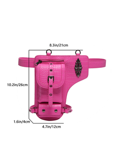 Bolsa <span class=keywords><strong>de</strong></span> <span class=keywords><strong>pierna</strong></span> 2024, <span class=keywords><strong>riñonera</strong></span> <span class=keywords><strong>de</strong></span> moda <span class=keywords><strong>para</strong></span> <span class=keywords><strong>mujer</strong></span>, <span class=keywords><strong>riñonera</strong></span> <span class=keywords><strong>de</strong></span> Pu, funda <span class=keywords><strong>para</strong></span> muslo, <span class=keywords><strong>riñonera</strong></span> <span class=keywords><strong>para</strong></span> exteriores <span class=keywords><strong>para</strong></span> <span class=keywords><strong>mujer</strong></span>, bolsa con arnés - Product Image 6