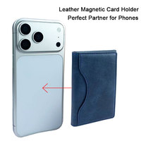 Portefeuille de téléphone personnalisable avec logo, porte-cartes magnétique puissant compatible avec les coques magnétiques pour iPhone 17/16/15
