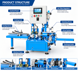 Machine de découpe de tuyaux semi-automatique sans copeaux pour une coupe propre et rapide sans bavures des tubes en cuivre, aluminium et acier pour systèmes CVC - Product Image 6