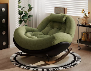 Swing chair reclining chair adult leisure sofa chair living room balcony single person sofa chair luxury eggshell chair - Product Image 3