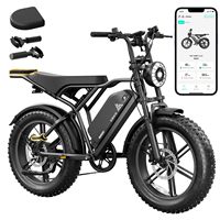 R002 OEMV8 cyclomoteur électrique Fatbike Eu Stock 20 pouces vélo électrique 1200w Bicicleta Electrica haute vitesse Ebike