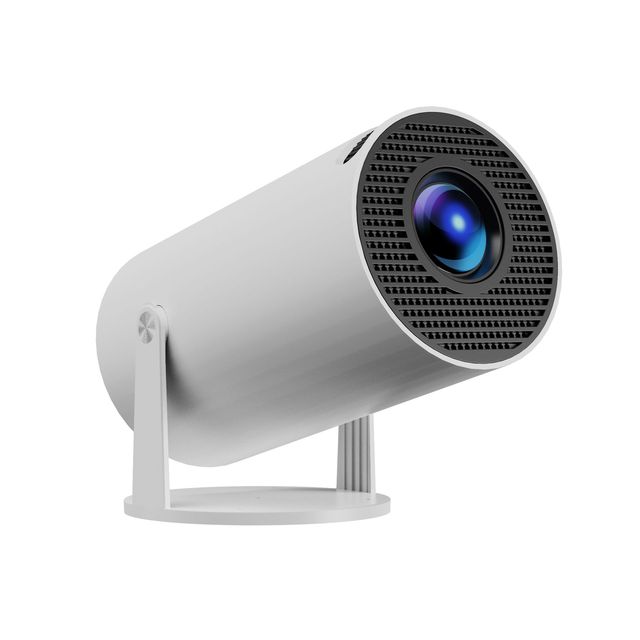 Newest Smart Mobile Android 11 Mini LED WiFi6 3D 4K Home Theater Projector with Built-in Speakers HY300 Pro