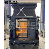 Camping extérieur en aluminium Caravan Pickup Camper avec tente pop up Slide in Truck Camper Body Conversion Truck Bed Camper Travel