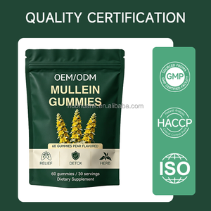 Gummies de molène aromatisées à la poire, complément alimentaire à base de plantes, OEM ODM, marque privée pour la santé des adultes - Product Image 6
