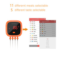 INKBIRD IBT-4XC thermomètre sans fil gril à viande laser étanche thermomètres de cuisine