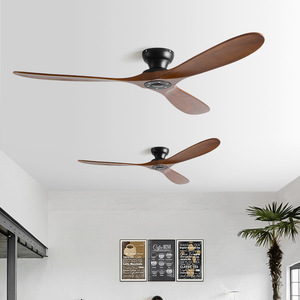 Solid Wood <b>Ceiling</b> <b>Fan</b> 110V DC Motor Quiet Design For Living Room And Dining Room - Product Image 1
