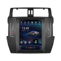Mayorista para Toyota Land Cruiser Prado 2014-2017 reproductor de android navegación GPS Multimedia Tesla estilo de pantalla Vertical 360 cam