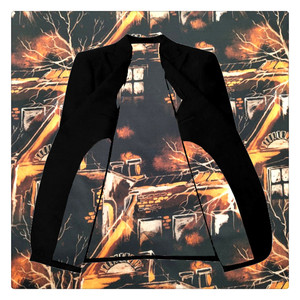 Forro de traje de alta calidad, tela de sarga de poliéster con impresión digital, patrón personalizado, bajo pedido mínimo, venta al por mayor - Product Image 1