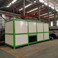 Machine de compostage aérobie horizontale Hengyun pour champignons, machine de fabrication d'engrais en poudre à partir de déchets alimentaires, 11 kW, haute performance PLC