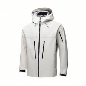 Veste de sport d'alpinisme coupe-vent à fermeture éclair, prête à être expédiée, en polyester, nouvelle mode, à manches longues, pour l'extérieur - Product Image 1