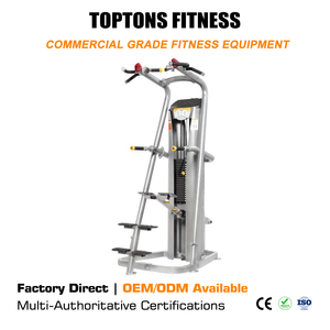 TOPTONS Nueva Venta Directa de Fábrica: Equipo de Fitness <span class=keywords><strong>Comercial</strong></span> con Carga de Pesas para Ejercicios de Dips <span class=keywords><strong>y</strong></span> Dominadas para Entrenamiento de Fuerza en Gimnasios - Product Image 1