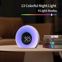 Réveil intelligent avec simulation du lever du soleil et bruit blanc pour un sommeil sain et une vie équilibrée