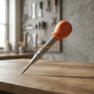 Ouvre-boîte conique SUNTOOLS/STIPL en acier inoxydable pour bijoux, avec poignée orange pour une précision accrue - Product Image 4