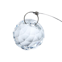 Guirlande de perles en verre cristal poli transparent, écologique et personnalisée, style antique, pour rideaux, mariages, lustres et portes