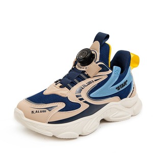 2024 langsung dari pabrik anak-anak kasual baru tombol putar sepatu olahraga anak sol lunak primer dan sekunder kualitas tinggi antiselip - Product Image 6