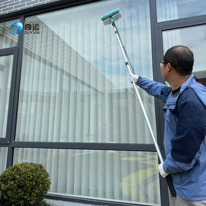 Serrure torsadée à poteau télescopique en aluminium personnalisée Qiyun pour <span class=keywords><strong>lave</strong></span>-<span class=keywords><strong>vitre</strong></span> - Product Image 2