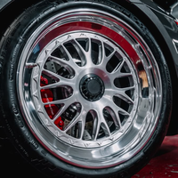 Rines de Aleación Pulidos para Autos de Pasajeros, Rines Forjados CNC de 17 18 19 20 21 22 24 26 Pulgadas para AUDI A8 A6 A4 Q8 Q7 RS7 R8