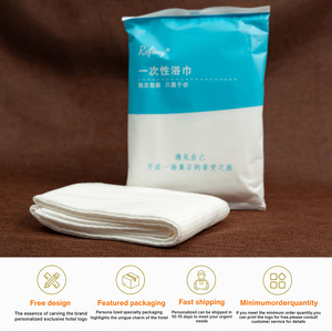 Toalla de Baño Desechable para <span class=keywords><strong>Hotel</strong></span> y Spa, Toalla de Limpieza Corporal Desechable de Gran Tamaño, No Tejida - Product Image 3
