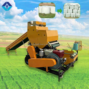 Mini-presse à balles carrées pour ensilage de maï<span class=keywords><strong>s</strong></span>, machine automatique à balles rondes avec <span class=keywords><strong>film</strong></span> de mise en balle, tout-en-un - Product Image 1