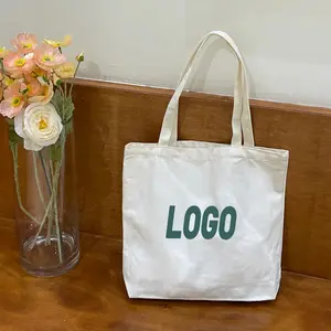 Tùy Chỉnh In Thời Trang Cá Nhân Tái Sử Dụng Mua Sắm In Ấn Túi Bông Với Logo Canvas Tote Túi Tay Vai Túi