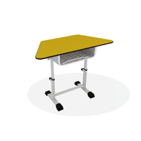 Ensemble de bureau d'enseignant et de bureau d'élève Bo Jiao moderne pour l'école primaire et le collège, réglable en hauteur, mobilier scolaire écologique