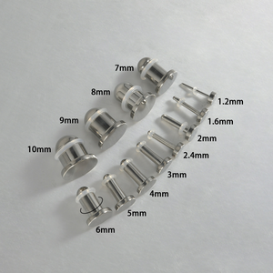 Implant Grade G23 Titane Solide Bouchon D'<span class=keywords><strong>oreille</strong></span> 1.2-10Mm Pointu Cône <span class=keywords><strong>Plug</strong></span> Corps Piercing Bijoux - Product Image 4