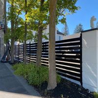 Panel de Valla de Aluminio con Rejillas, Privacidad para Jardín, Separador de Patio, Recubrimiento en Polvo, Resistente a la Oxidación, Tamaño y Color Personalizados, Venta al Por Mayor, OEM