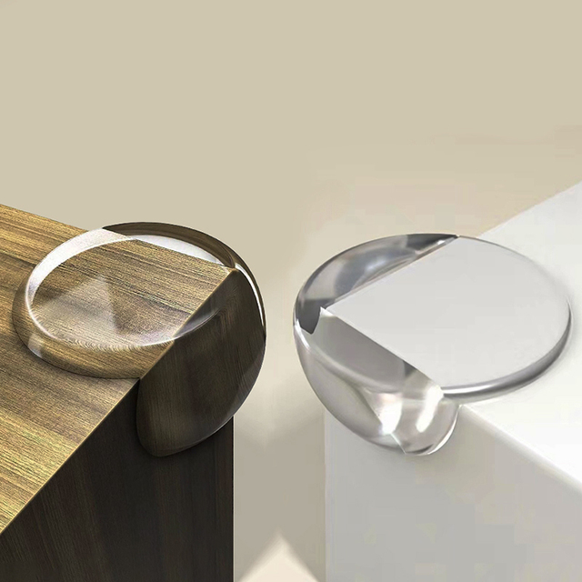 Silicone Anti-collision Corner Protectors for Table Edges, Soft Wrap Corners, and Full Corner Protectors for Window Edges