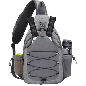 Nouveau sac de rangement portable en polyester pour raquettes de pickleball, avec crochet, design bandoulière, capacité 30-40L - Product Image 1
