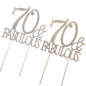 Venta directa <span class=keywords><strong>de</strong></span> fábrica número <span class=keywords><strong>70</strong></span> Mini Tema <span class=keywords><strong>de</strong></span> pastel Topper patrón personalizado letras Diy pastel Topper <span class=keywords><strong>cumpleaños</strong></span> - Product Image 3