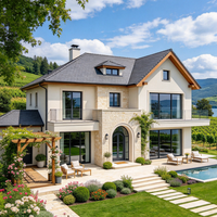 Fenêtre à battant en acier série 50, système insonorisé, cadre sans cadre, verre à revêtement solaire, pour villas haut de gamme, salles de bain, normes UE et US