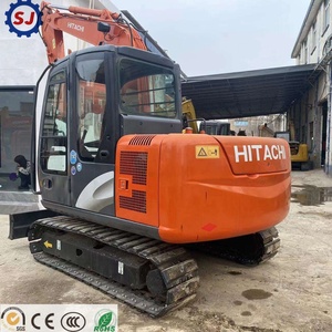 Mini-excavatrice d'occasion Hitachi ZX60 6 tonnes d'origine japonaise pour travaux de jardinage, aménagement paysager, agriculture, compacte, hydraulique, sur chenilles ZX35U ZX50U - Product Image 5