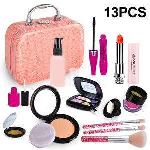 Vente chaude 20 pièces Jouets <span class=keywords><strong>de</strong></span> beauté en plastique <span class=keywords><strong>de</strong></span> simulation Jouets <span class=keywords><strong>de</strong></span> mode Petites filles Faire semblant <span class=keywords><strong>de</strong></span> jouer Ensemble <span class=keywords><strong>de</strong></span> jouets <span class=keywords><strong>de</strong></span> <span class=keywords><strong>maquillage</strong></span> non tachant avec sac Non toxique - Product Image 3