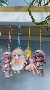 Vente en gros de porte-clés en acrylique personnalisés, créez votre propre design, pendentif en acrylique transparent, fabricant de porte-clés avec logo personnalisé, faible MOQ - Product Image 1