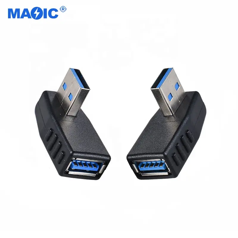 Cables Commonly Used Accessories 90 Degree Right Angel USB Male to Female L Shape Extension Converter Adapter USB 3.0 Adapter