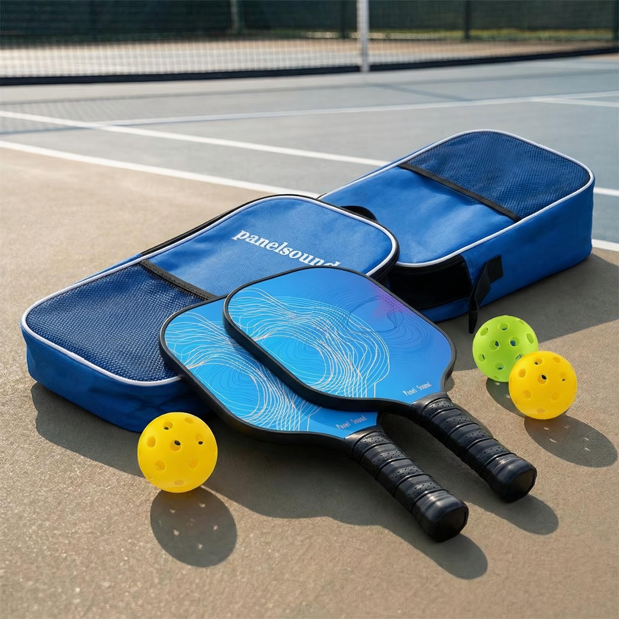 Fivek High Quality Durable Pickleball Gift Set with Two Paddles Four Balls USAPA Approved Training Bag for Sports Gifts & Retail