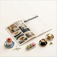 Brochure, magazine, journal ou agenda personnalisé imprimé avec couverture rigide et papier cartonné pour l'édition professionnelle