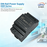 Alimentation électrique sur rail DIN ultra-mince HDR-60 60 watts, sortie 24 volts CC, convertisseur de commutation industriel, source d'alimentation pour maison intelligente