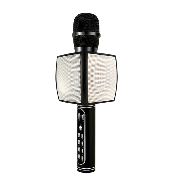YS-91 Multi Function USB TF FM Radio Record Sound Effect Stereo Sound Rechargeable Microphone Speaker Karaoke Machine Microphone